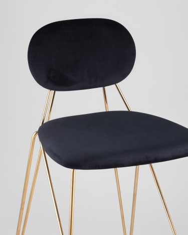 Стул полубарный Stool Group Элис Синий