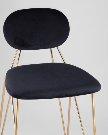 Стул полубарный Stool Group Элис Синий