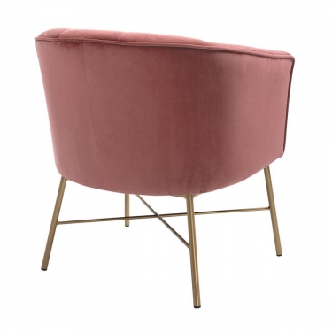 Кресло Stool Group Шале велюр Розовый