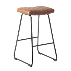Стул барный Stool Group Ковбой экокожа Коричневый