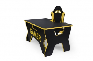 Стол геймерский DXRacer Generic Comfort Gamer2/DS/NY Желтый Черный