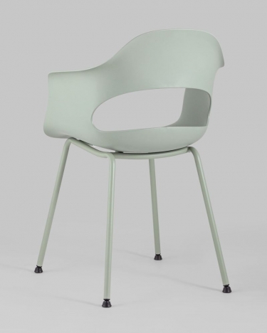 Стул пластиковый Stool Group Lady Серо-зеленый