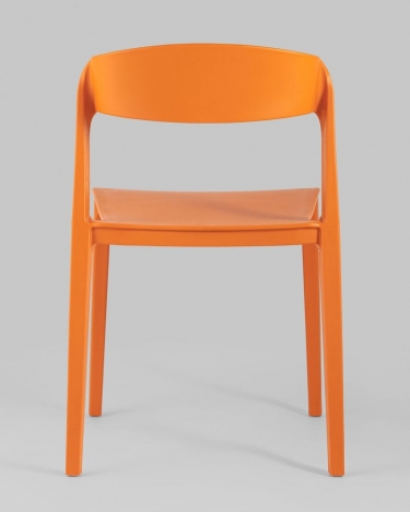 Стул пластиковый Stool Group Moris Оранжевый
