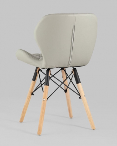 Стул Stool Group Бон экокожа Серый