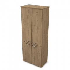 Шкаф высокий ALSAV GLOSS LINE 9НШ.005.5 Teakwood