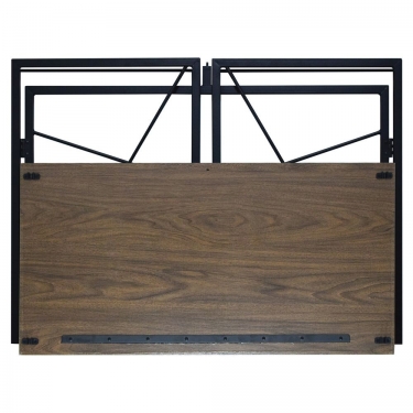 Стол на металлокаркасе BRABIX BRABIX LOFT CD-002 Мореный дуб