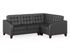 Секция 2-местная правая POINTEX BASEL BSL32160001 Черная