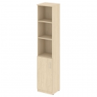 Шкаф высокий узкий левый 1 низкая дверь ЛДСП Рива NOVA S В.СУ-1.1 L Бук Артизан