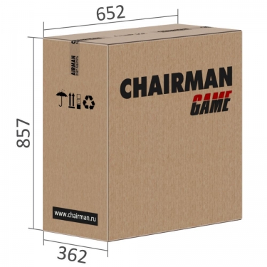 Кресло геймерское Chairman CHAIRMAN GAME 44 Черный-серый