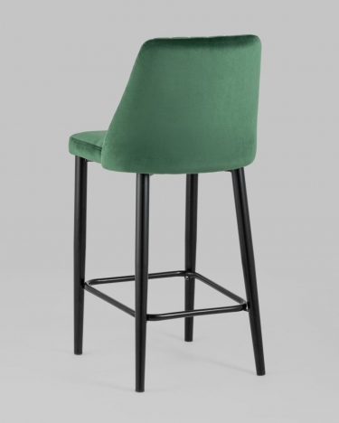 Стул полубарный Stool Group Диего велюр Зеленый