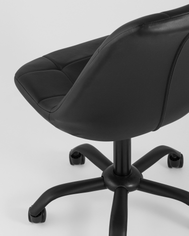 Офисный стул Stool Group Гирос экокожа Черный