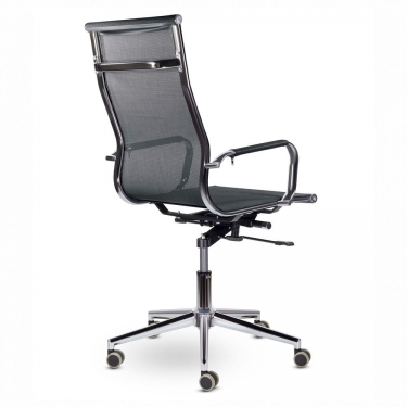 Кресло офисное BRABIX BRABIX PREMIUM Net EX-533 хром Черный