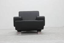 Кресло офисное Gruppo 396 Клерк 5 черное Ecotex 3001