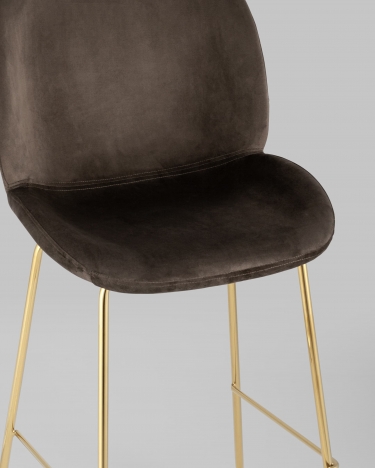 Стул барный Stool Group Beetle gold Коричневый