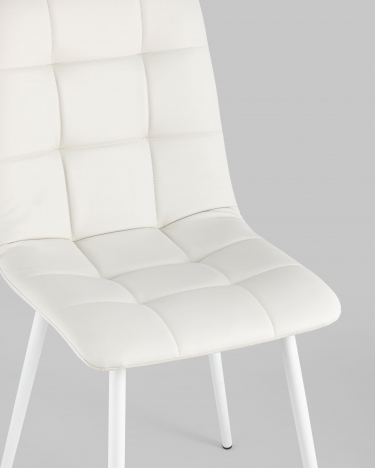 Стул Stool Group Oliver white экокожа Белый