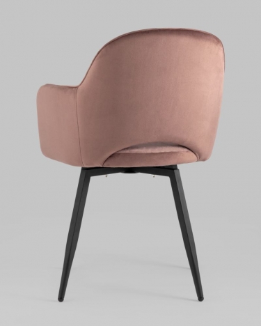 Стул Stool Group Венера вращающийся велюр Пыльно-розовый