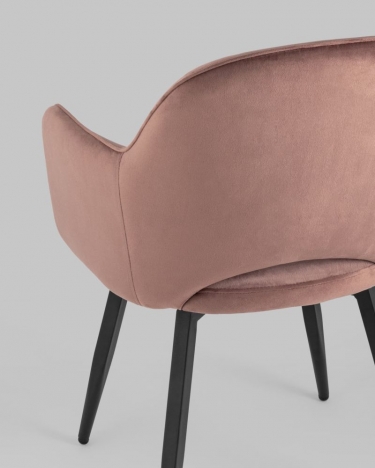 Стул Stool Group Венера вращающийся велюр Пыльно-розовый