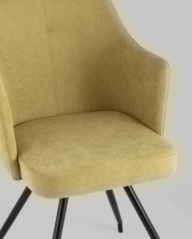 Стул вращающийся Stool Group Слинг Желтый