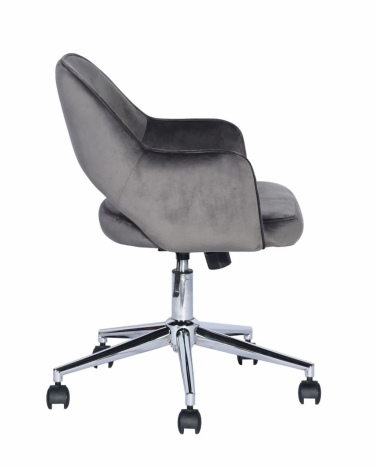 Компьютерное кресло Stool Group Кларк велюр Серый