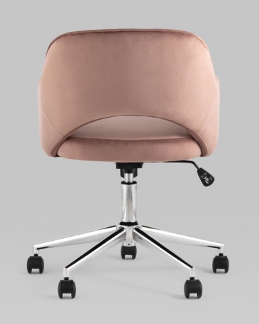 Компьютерное кресло Stool Group Кларк велюр Розовый