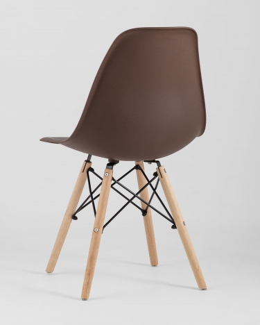 Стул Stool Group Style DSW NEW Коричневый