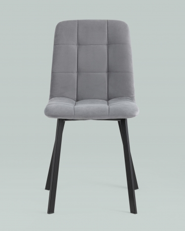 Стул Stool Group Oliver SquareвелюрСерый