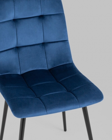 Стул Stool Group Одди велюр Синий