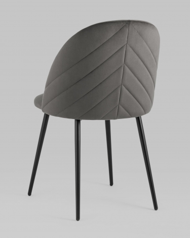 Стул Stool Group Фолио велюр Темно-серый