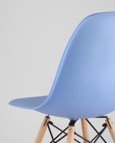 Стул Stool Group Eames DSW 4 шт. Голубой