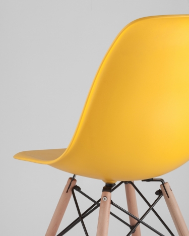 Стул Stool Group Eames DSW 4 шт. Желтый
