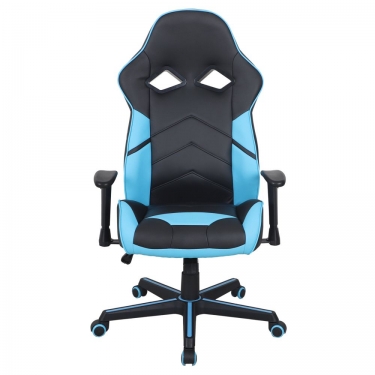 Кресло компьютерное BRABIX BRABIX Storm GM-006 Черное/голубое