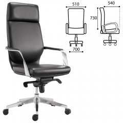 Кресло руководителя BRABIX BRABIX PREMIUM Resonance EX-755 Черное