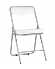 Складной стул Stool Group Джонни silver экокожа Белый