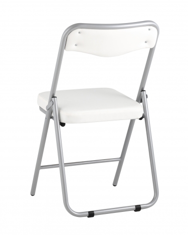 Складной стул Stool Group Джонни silver экокожа Белый
