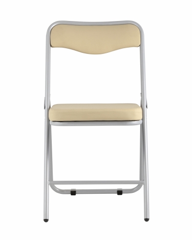 Складной стул Stool Group Джонни silver экокожа Кремовый