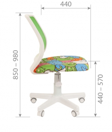 Детское кресло Chairman CHAIRMAN KIDS 112 котики/TW-А 31