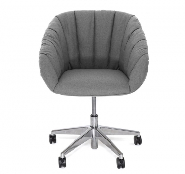 Кресло для посетителя Profoffice ALMA SOFT 5star alum W/M 160 Серое