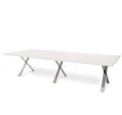 Стол для переговоров Profoffice ANCONA 107 805/1 ff.white0032 Белый Хром