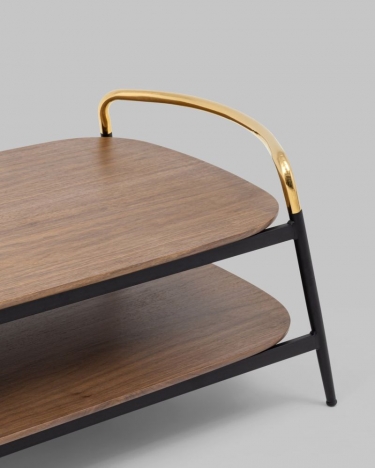 Журнальный столик Stool Group Нолан 120x60 Темное дерево