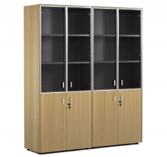 Шкаф комбинированный двойной H.197 Profoffice ENZO 109 728 ECL-L 51 Светлый эвкалипт Хром