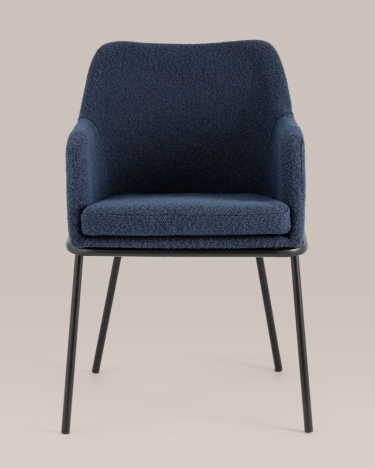 Стул Stool Group Кози ткань букле Синий