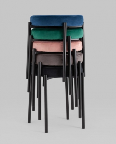 Табурет Stool Group Рио велюр Пыльно-розовый
