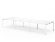 Бенч на 6 рабочих мест Profoffice TOUR L bench 360x143 W3 Белый