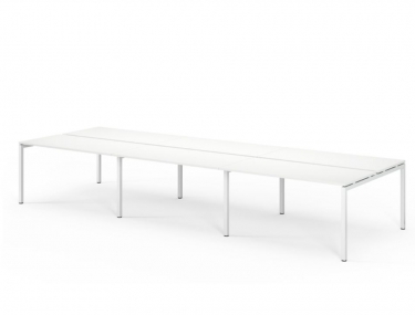 Бенч на 6 рабочих мест Profoffice TOUR L bench 360x143 W3 Белый