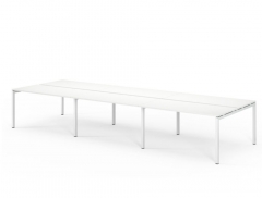 Бенч на 6 рабочих мест Profoffice TOUR L bench 360x143 W3 Белый