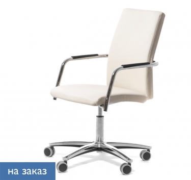 Кресло на крестовине Profoffice WELL_SEAT 5starNew Ecotex 3027 Бежевый Хром