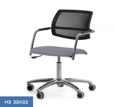 Кресло на крестовине Profoffice Urban Mesh 5starNew Jade9502 Серый Хром