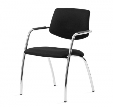 Кресло на 4-х опорах Profoffice Urban 4legs SLW 50 Черный Хром