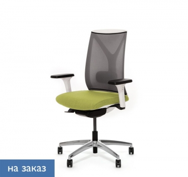 Кресло Profoffice DION W Mesh Gr 870 1DW alum Kiton 08 Зеленый Хром