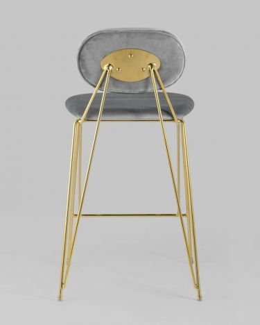 Стул Stool Group Элис полубарный Светло-серый